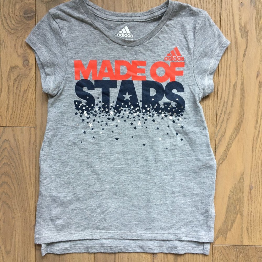Adidas Girls' Short Sleeve Made of Stars T-shirt